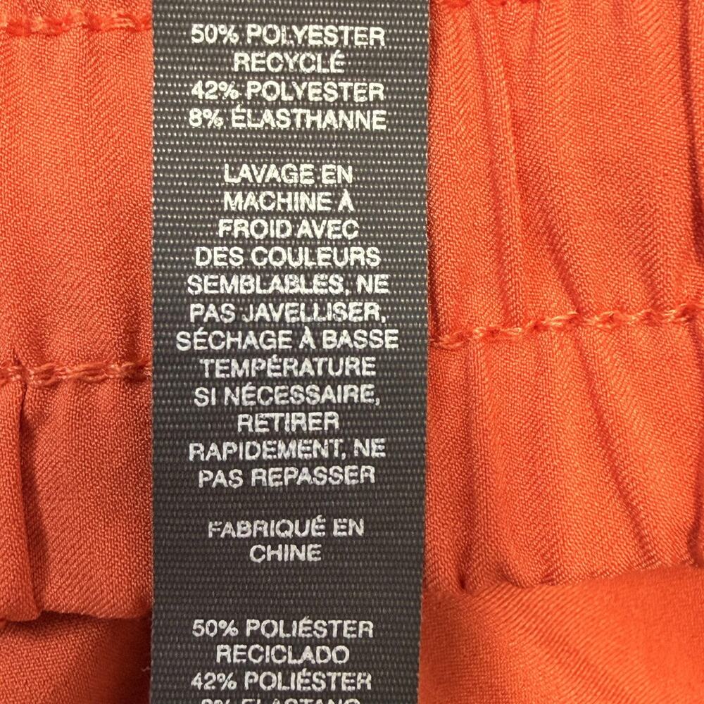Vuori Shorts Womens Small Orange The Rise The Shine Lined Running Athletic VW304 - Picture 9 of 16
